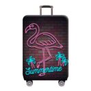 neonfarbener Kofferbezug