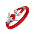Avion Aero red silver velartrip bracelet