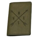 protege passeport boussole kaki velartrip