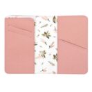 Open Damast Roos Paspoort Cover