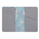 Protège-Passeport Flamant Rose ouvert